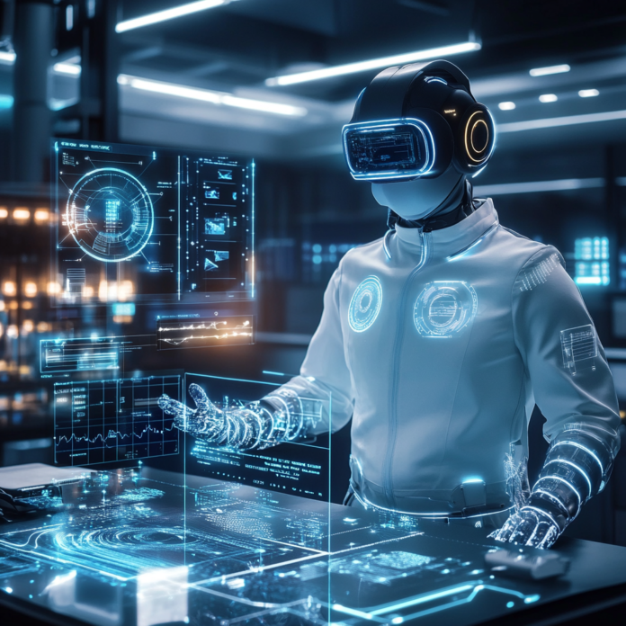 seo-optimized-ai-apps-daily-productivity-2025.jpg 2025 digital workspace with AI apps for daily productivity featuring task lists, calendars, and performance graphs.