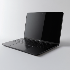 Modern sleek laptop with high-resolution display and backlit keyboard
