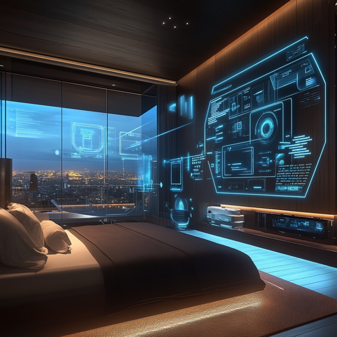 Exclusive conceptual image of interconnected smart home devices