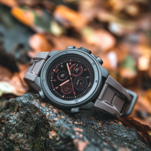 Rugged smartwatch designed for outdoor adventures